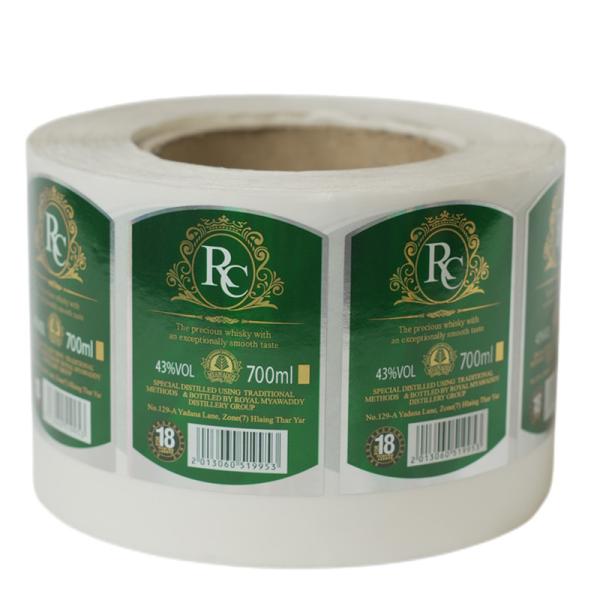 Quality Self Adhesive Custom Clear Vinyl Stickers Transparent Printed Return Address Labels for sale