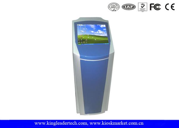 Quality Waterproof Self Service Touch Screen Kiosk Stand For Office Building / Airport Checking for sale