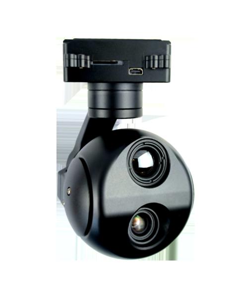 Quality 1080P Fixed Focus 640×512 Thermal Imaging IP HDMI Output Small Gimbal Camera for sale