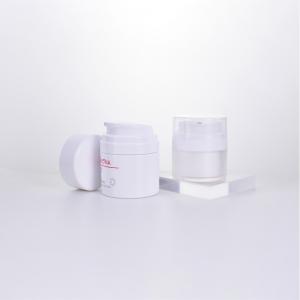 30ml&50ml Airless Cosmetic Packaging Jars With Pump, Double Wall Vacuum Protection For Private Beauty Brands