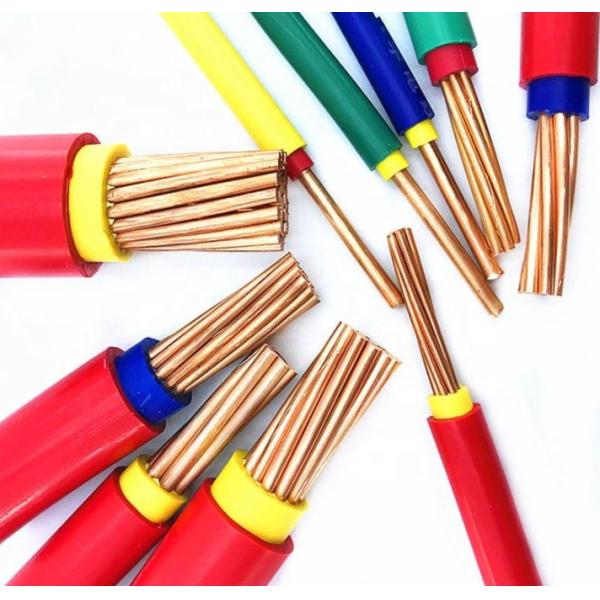 BS 6004 Standard 500V Coaxial Power Cable Multi Core PVC Insulation