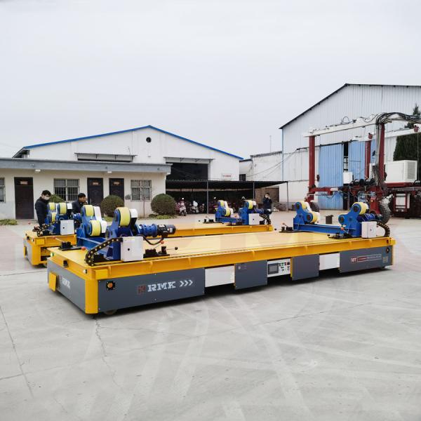 Quality PLC Control 10 Tons Omni Directional Mold Transfer Trolley With Remote Control for sale