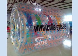 China Bulls eye PVC and TPU inflatable water roller with removable tubes for pool parties wholesale