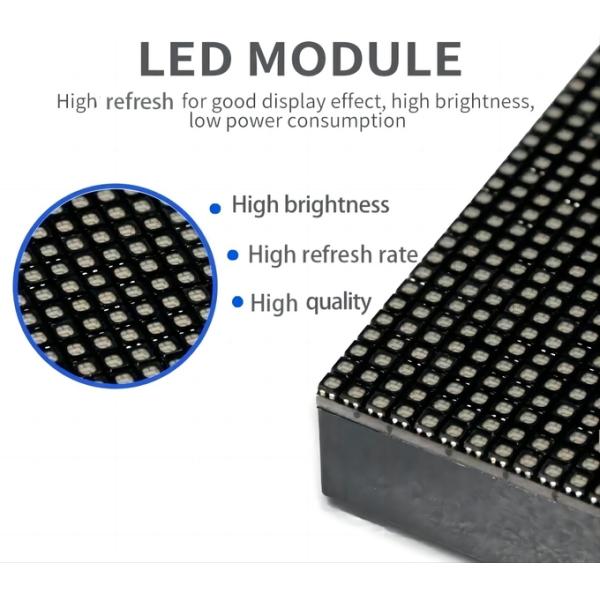 Indoor Curved Flexible LED Screen Display 240X120mm LED Soft Module 4