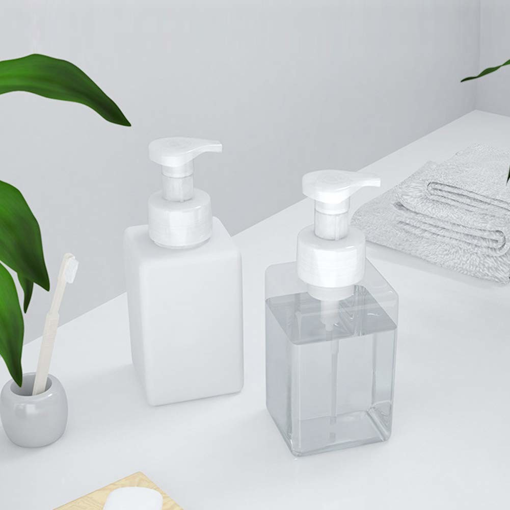 Clear Transparent PP Foaming Soap Bottle Refillable Leakage Proof