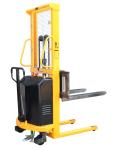 2.4 meters lifting 1000Kg Loading Sem Pallet Stacker , electric forklift