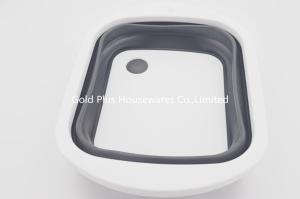 3 In 1 0.118CBM FDA TPR Foldable Plastic Basket