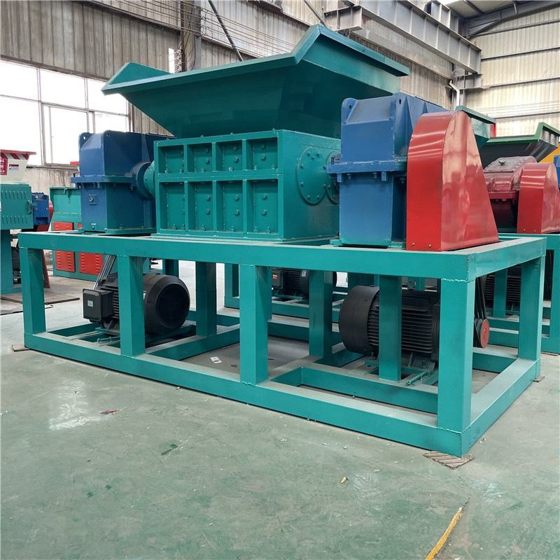 15-24RPM Tire Shredder for Waste Plastic Crusher High Output Scrap Shredder Machine