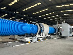 High Output PP PE PVC Double Wall Corrugated Sewage Pipe  Manufacturing Process Machine