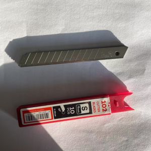 China Snap Off 9mm Cutter Blades 12 Segments Within 86mm Length wholesale