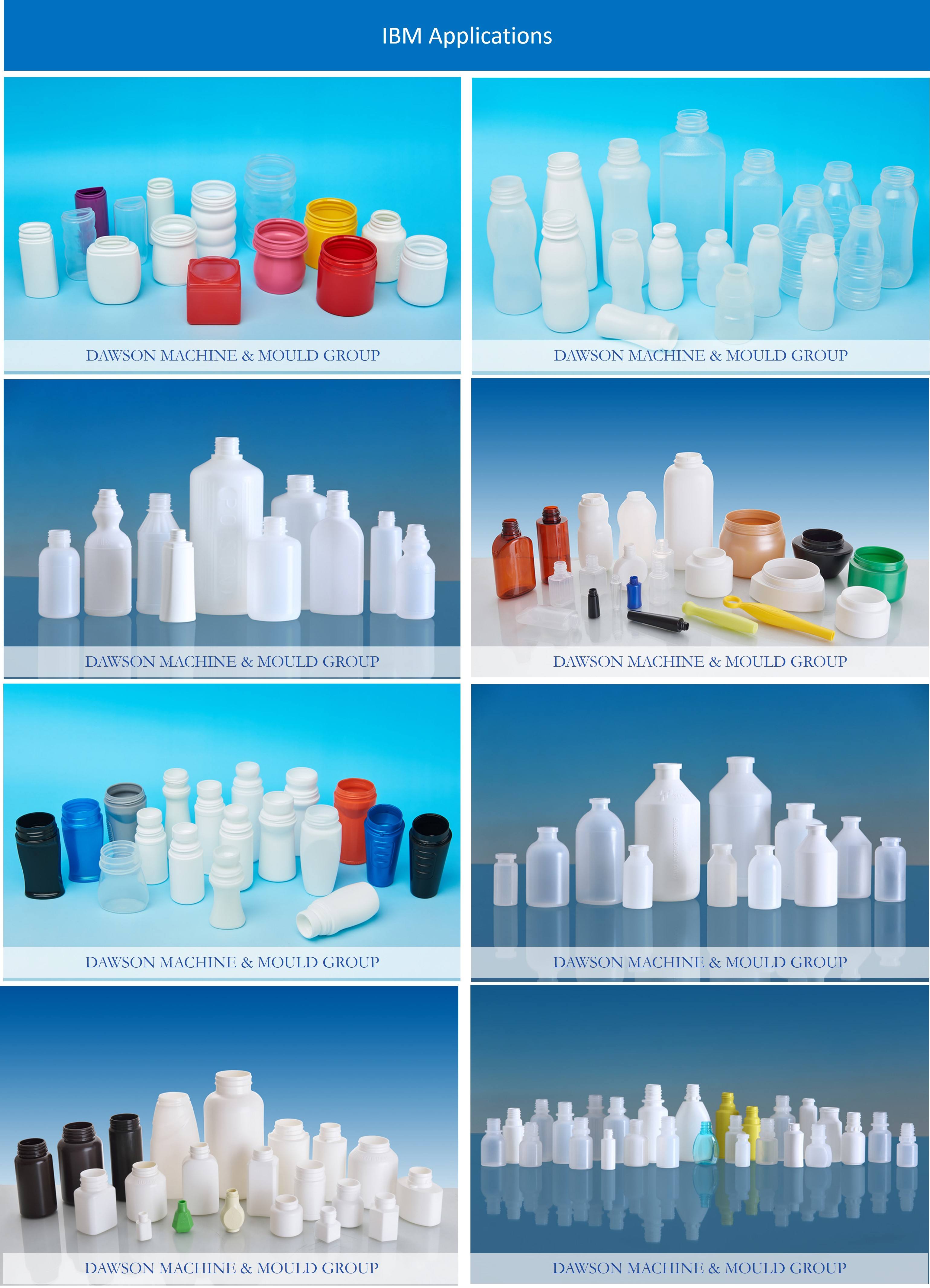 Bottle IBM Injection Blow Molding Machine 250ml Shower Gel Plastic