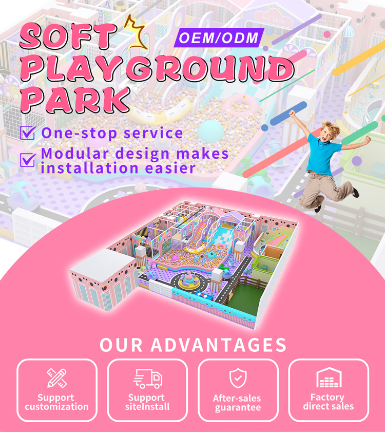 Custom Indoor Commercial Soft Play Equipment Kindergarten Play Center Soft Playground Park