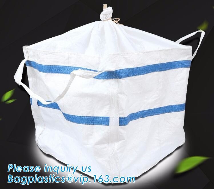 customizable PP u-panel baffle big bag /coated white woven PP jumbo bag/ventilated 4 panel baffle bag/all colors availab
