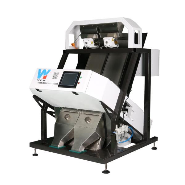 Quality 2 T/H Rice Color Sorter , Intelligent Color Sorting Machine Toshiba CCD Sensor for sale