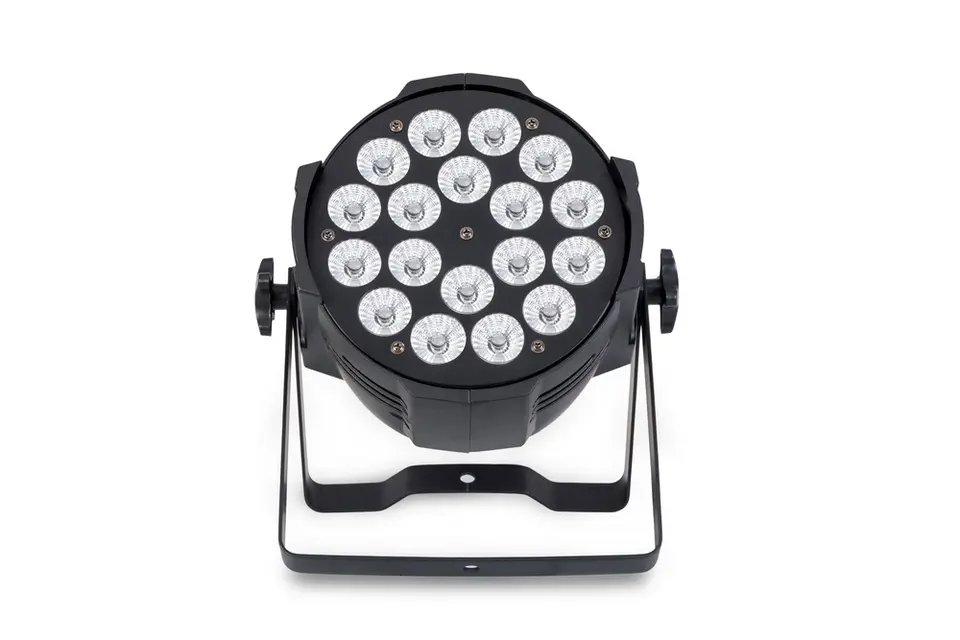 Battery Flat Par Light LED Wireless Waterproof 54x3w DMX512 for Wedding Stage