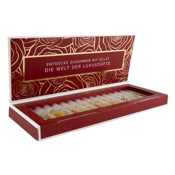 Luxury Paper Cosmetic Packaging Boxes 2ml 5ml Perfume Gift Box Set