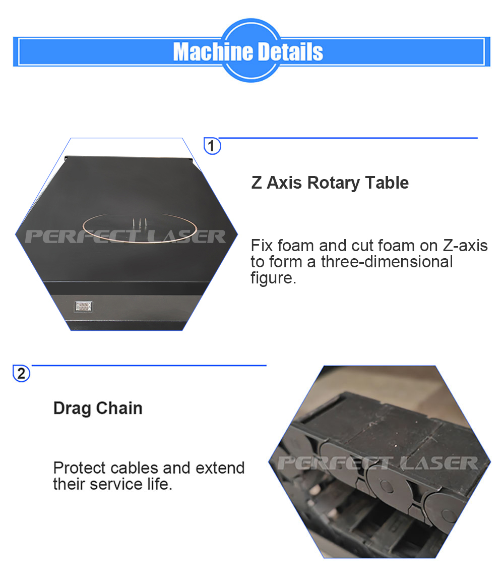Automatic Vertical Table-type Hot Wire CNC 3D Foam Cutting Cutter Machine