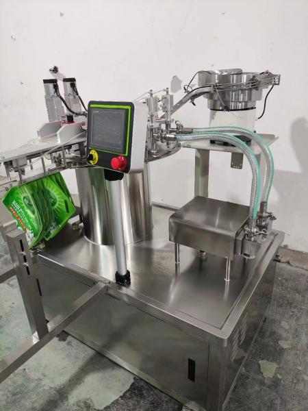 Quality Compact Automatic Spout Pouch Filling Machine With Capacity 50g-5000g for sale