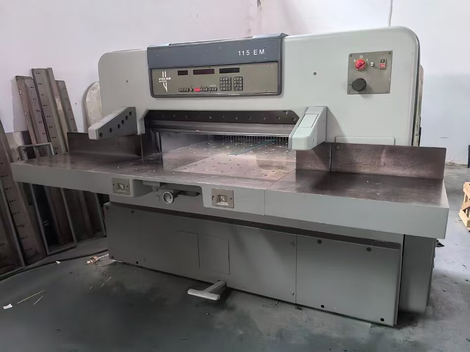 Automatic Hydraulic Paper Cutter Guillotine Polar Design 380v After Service Online Support