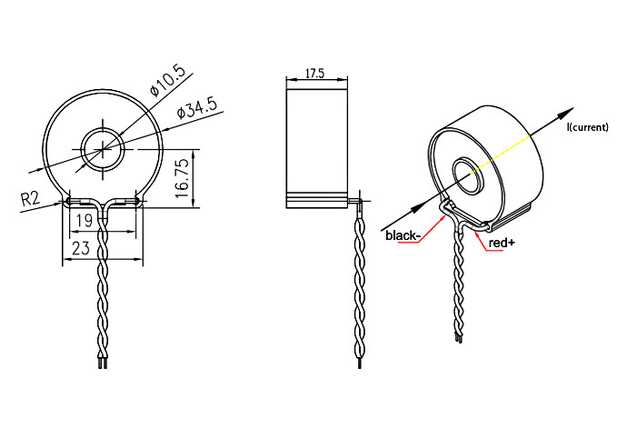 120A Low Voltage Ct 0.2 Current Transformer Current Transducer