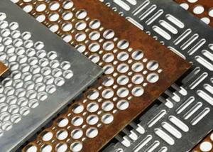 Perforated Plate Ss 304 Porous Round Hole Screen Punched Stainless Steel Sheet