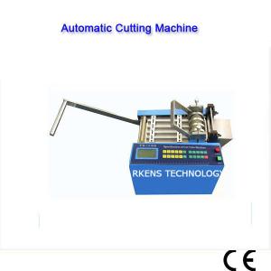 China Elastic Automatic Webbing Cutting Machines 100MM Blade Length Easy Operation wholesale