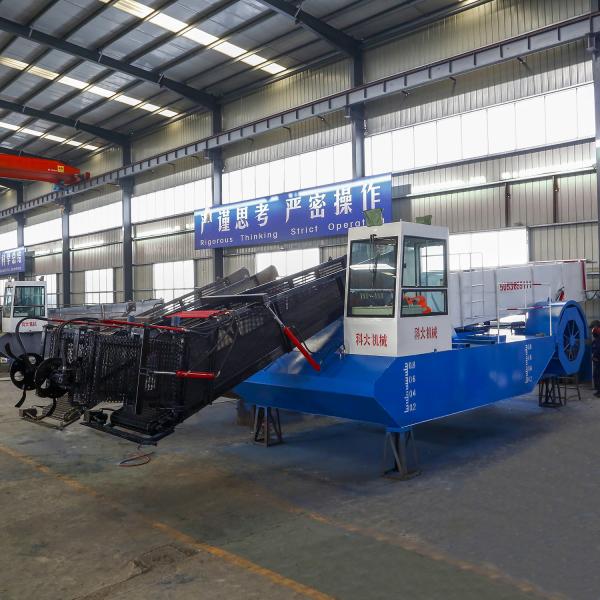 Quality 12cbm Floating Trash Collecting Boat River Hydroelectric Plant for sale