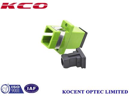 Quality Compact SC / APC Optical Fiber Adapter With Dust Cap Simplex for sale
