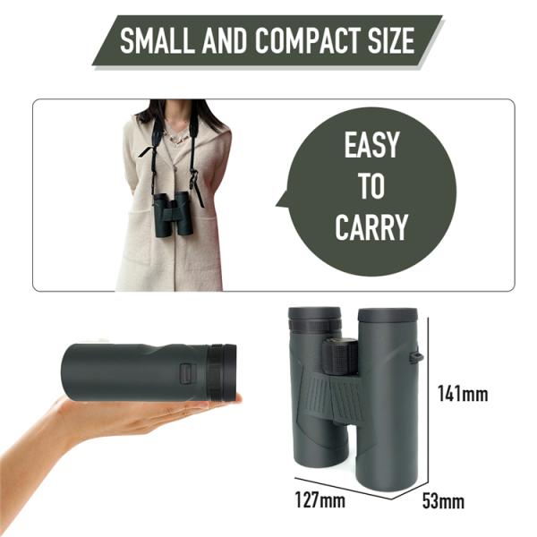 Fogproof Bow 8x42 Hunting And Fishing Binoculars Telescopes With ED Lens