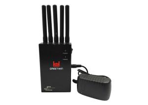 China 2.5W High Power Five Antennas gsm jammer device to block mobile phone signal wholesale