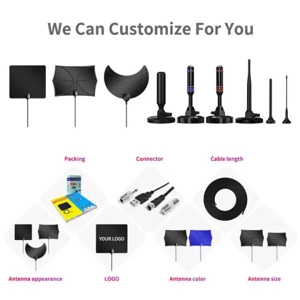 Long Range Digital Outdoor Tv Antenna with 50w Max Input Power F /IEC Customizab