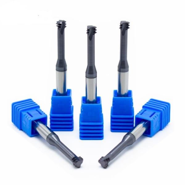 Quality Precise Cemented Solid Carbide Thread Cutting Router Bit CNC Milling 3 Teeth for sale