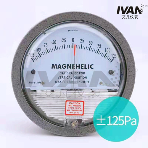 4" Dial Size Differential Pressure Meter for Measuring Pressure Differences up to 1.5kpa