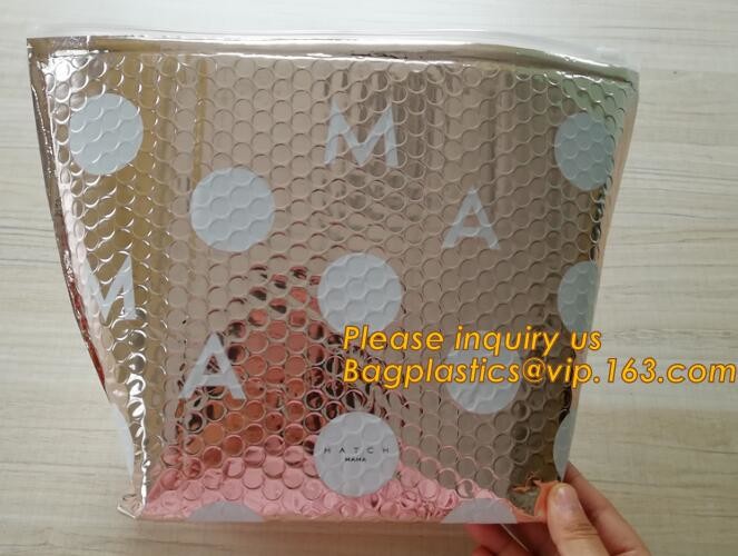 Cosmetic Slider Zip lockk Bubble Bags Bubble Slide Pouch,Zip lockk esd bubble bag bubble packaging wrap cosmetic pouch slide