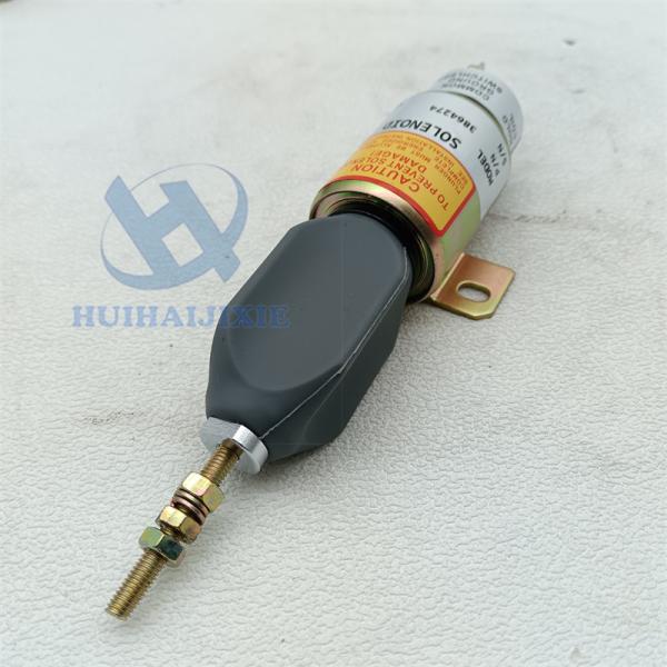 Stop Solenoid 3864274 386-4274 Fuel Shut Off Solenoid For Caterpillar E320 320B 24V