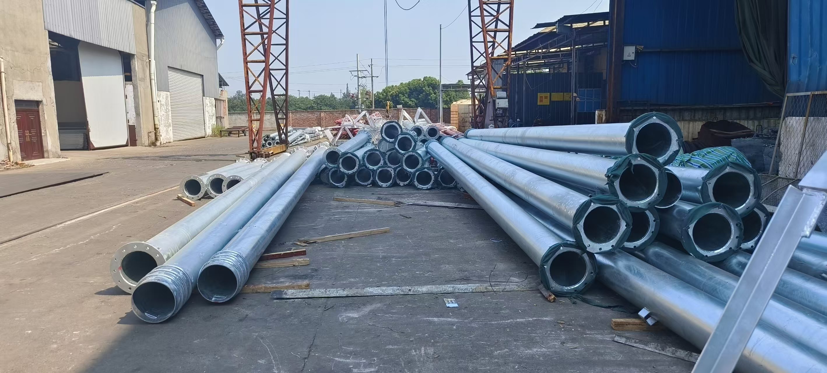 Wholesale Manufacturers 220kv Transmission Line Electric Power Tubular Tower