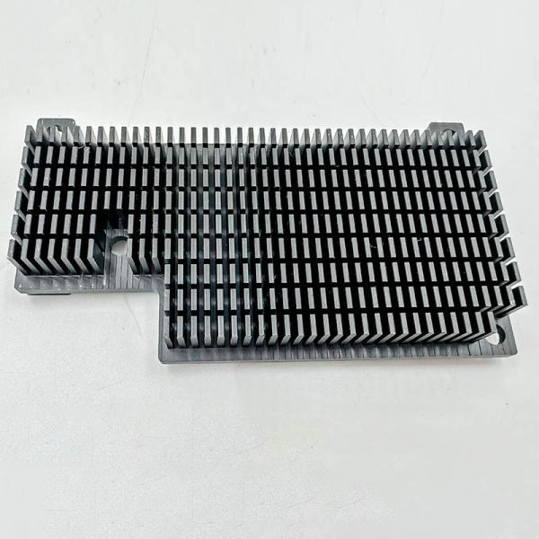 Quality Cooling System Black Anodized Heat Sink , Custom Aluminum CPU Heatsink for sale