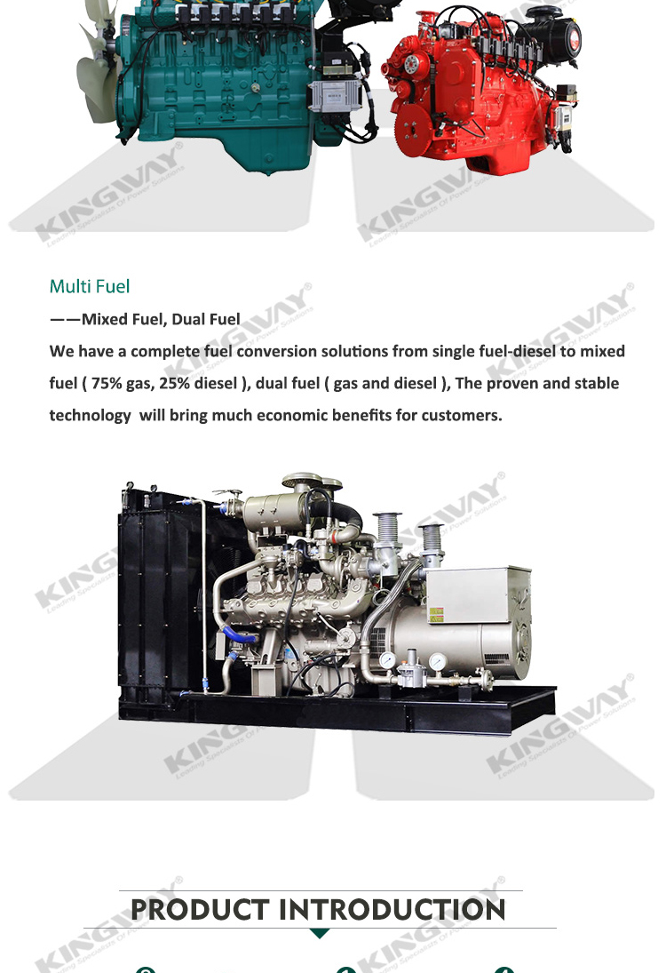 Supply 500KVA Natural Gas LNG LPG Generator Silent Natural Gas Generator Set Directly manufacturer Made in China