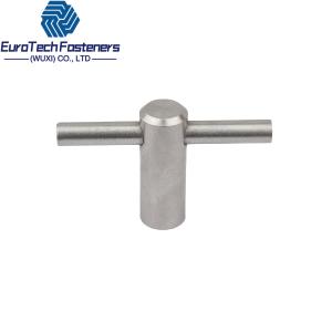 China Solid Rod Fixing Sockets With Crossbar Anchor Cross Pin Fixing Insert wholesale