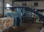 High Efficiency Horizontal Baling Machine Full Automatic Strapping Custom