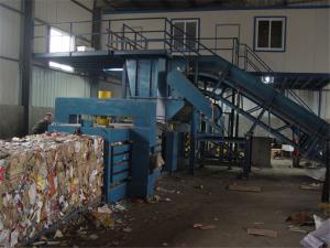 China High Efficiency Horizontal Baling Machine Full Automatic Strapping Custom wholesale