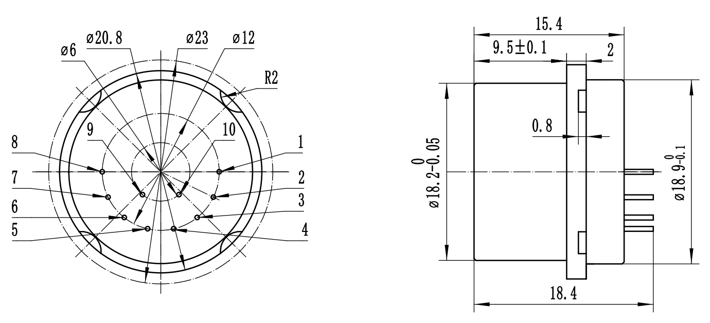 Compact High-Performance Acceleration Measurement Unit Ф18.2X16mm for vibration monitoring with resolution ratio＜30µg