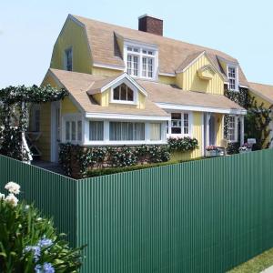China Durable Easy To Install PVC Bamboo Garden Fence wholesale