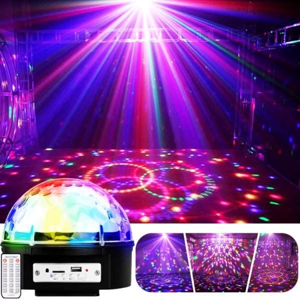 RGBYWP Rotating Star Projector Night Light 240V Bars MP3 Magic Ball Light