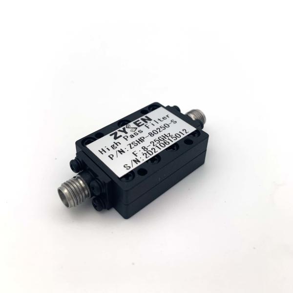 Quality 8 to 25GHz Microwave High Pass Filter 10W Suspended Substrate Stripline Filter for sale
