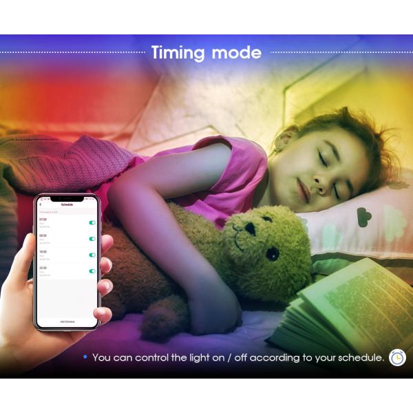RGBW LED Smart Controller DC Wifi Tuya APP Voice Control Timing Music Mode