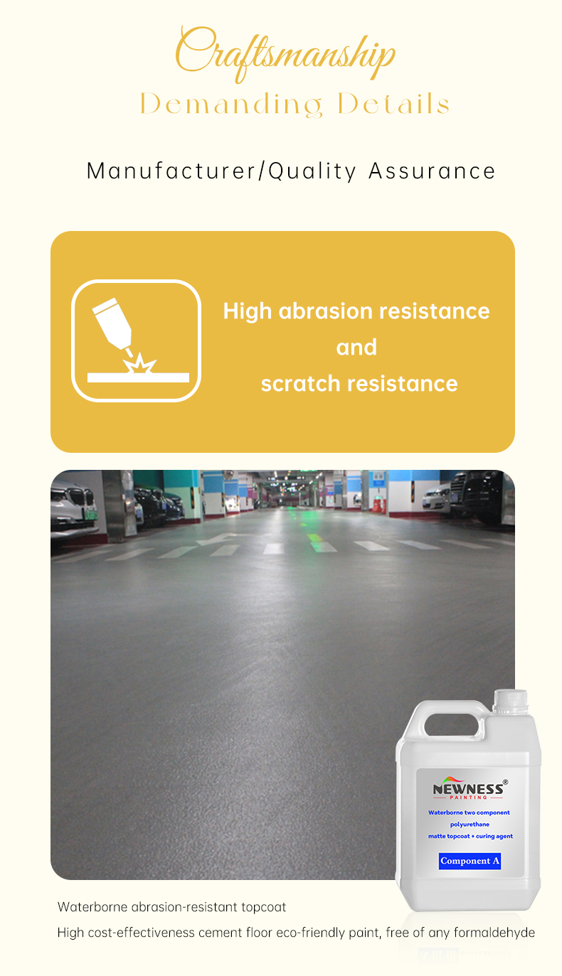 Roll Application Glossy Finish of Environmentally Friendly Products 5-6m2/SET Twice