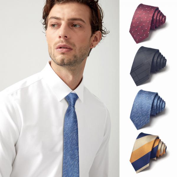 Quality Average Size Tie Custom Striped Fashion Classic 100% Polyester Woven Men's Gravata for sale