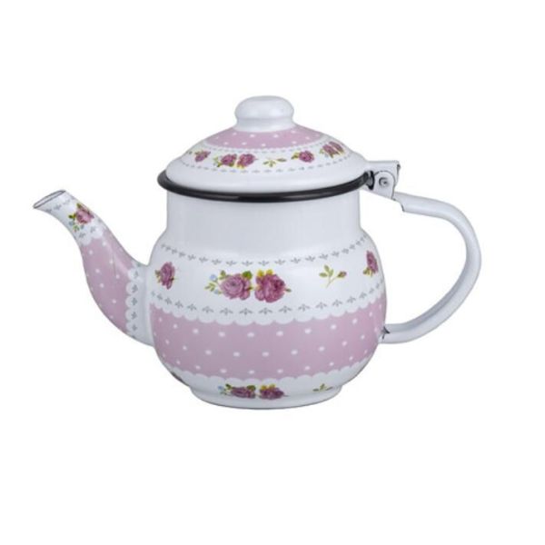 Flower Theme Enamel Kettle Set Water Cup Set 250ml 350ml 500ml 650ml 740ml 1250ml 1400ml