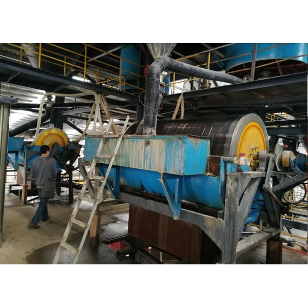 accuracy 3000 KG Wet Magnetic Drum Separator for Hematite Concentration Equipment